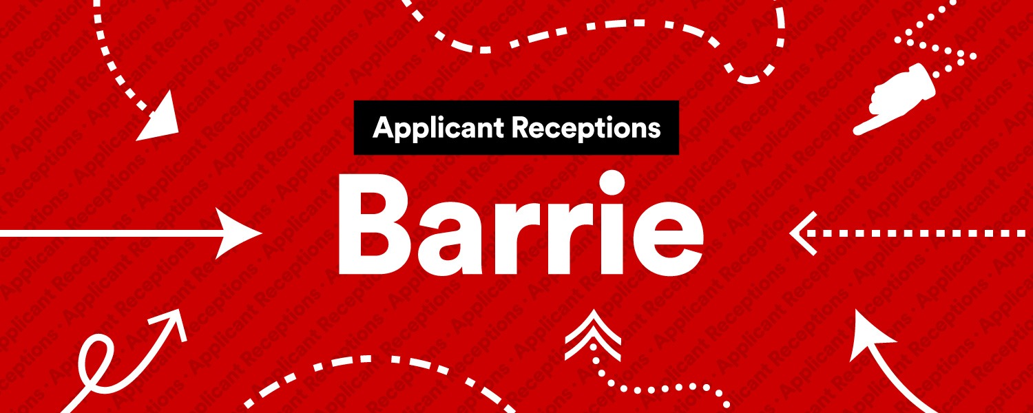 Applicant Receptions - Barrie